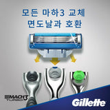 [Gillette] Gillette Mach 3 Turbo Razor blades Refill 8 Count