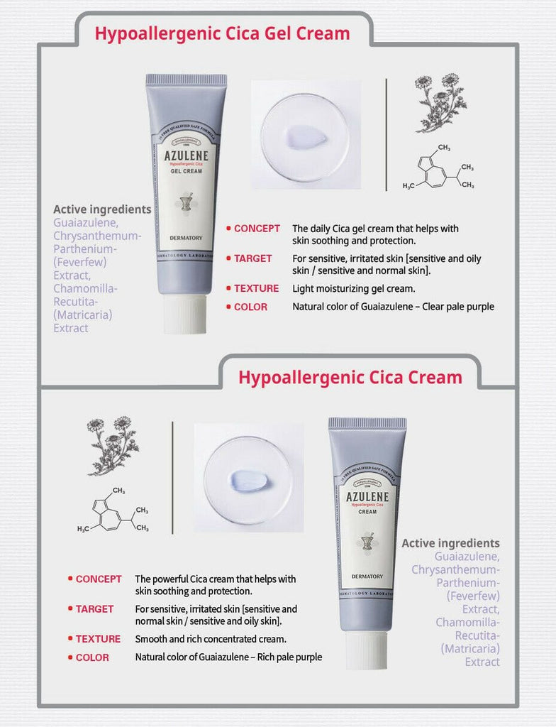 [DERMATORY] Hypoallergenic CICA Gel Cream - 50ml