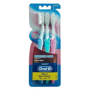 [Oral-B] Toothbrush Sensitive Soft On Gums 1 Pack / 3 pcs