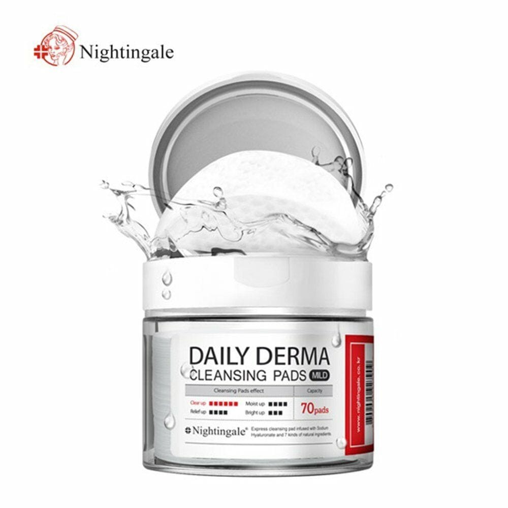 [NIGHTINGALE] Daily Derma Cleansing Pad Mild (70Pads) - 270ml