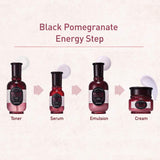 [SKINFOOD] Black Pomegranate Energy (Toner - 150ml, Emulsion - 150ml, Serum - 52ml, Cream- 50ml)